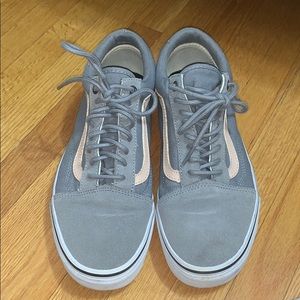 Gray and Pink Old Skool Vans